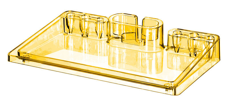 Han ha-17470-71 Schreibtisch-Organizer i-step transparent leuchtend orange