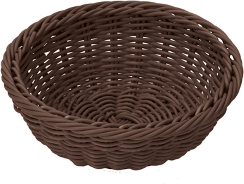 Westmark Saleen Brotkorb rund 23x9cm braun