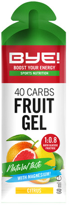 Tschüss! 40 Kohlenhydrate Fruchtgel Citrus (Box mit 12 Stück)