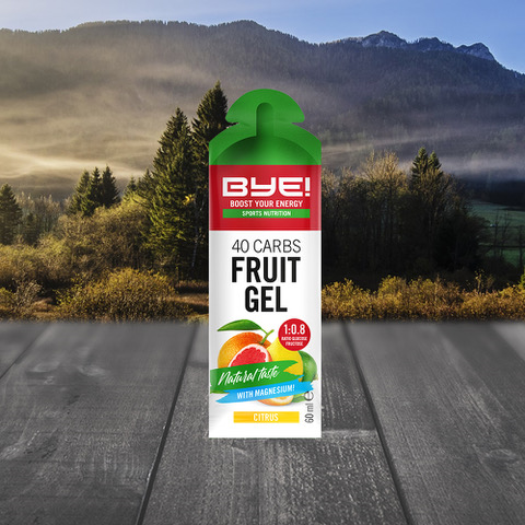 Tschüss! 40 Kohlenhydrate Fruchtgel Citrus (Box mit 12 Stück)