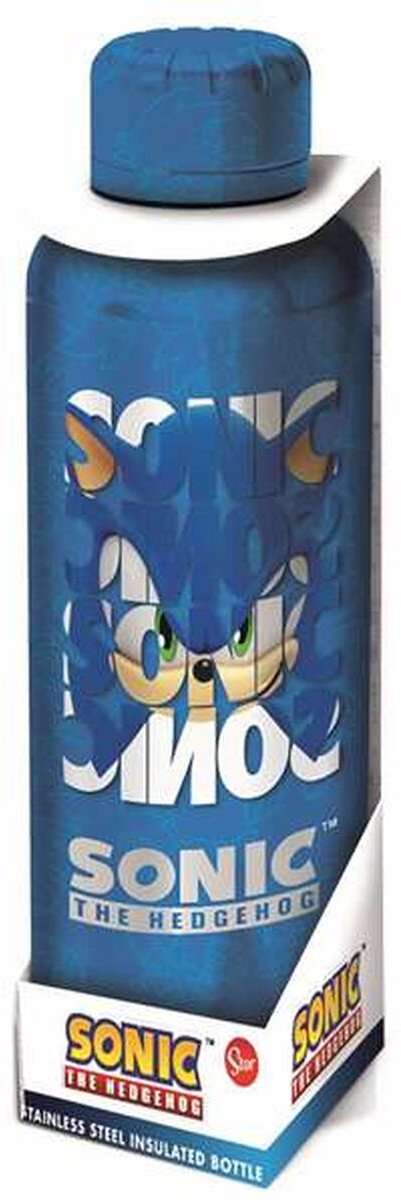 4783 roestvrijstalen fles sonic 515 ml - blauw - polypropyleen