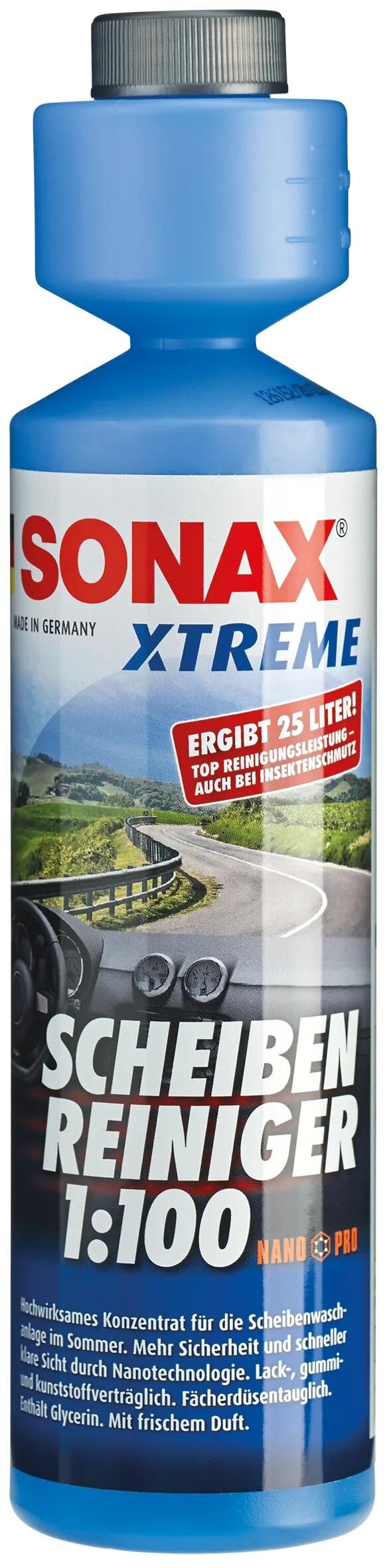 Sonax Fensterreiniger klar 1:100 Fensterreiniger 250ml xtreme