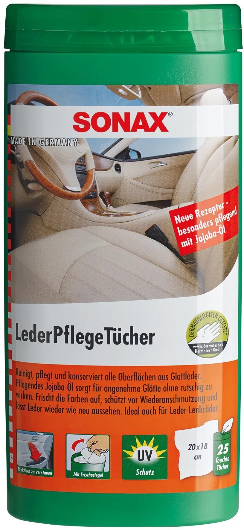Sonax Lederpflegetücher Lederpflegetuchbox