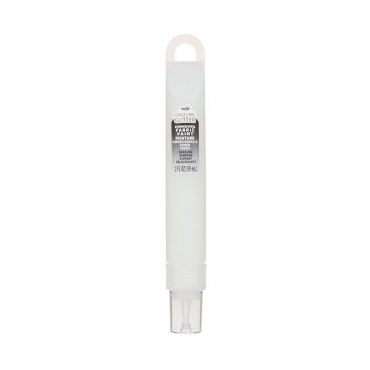 Tulpe • dimensionale Stofffarbe, schillernder Diamant, 59 ml