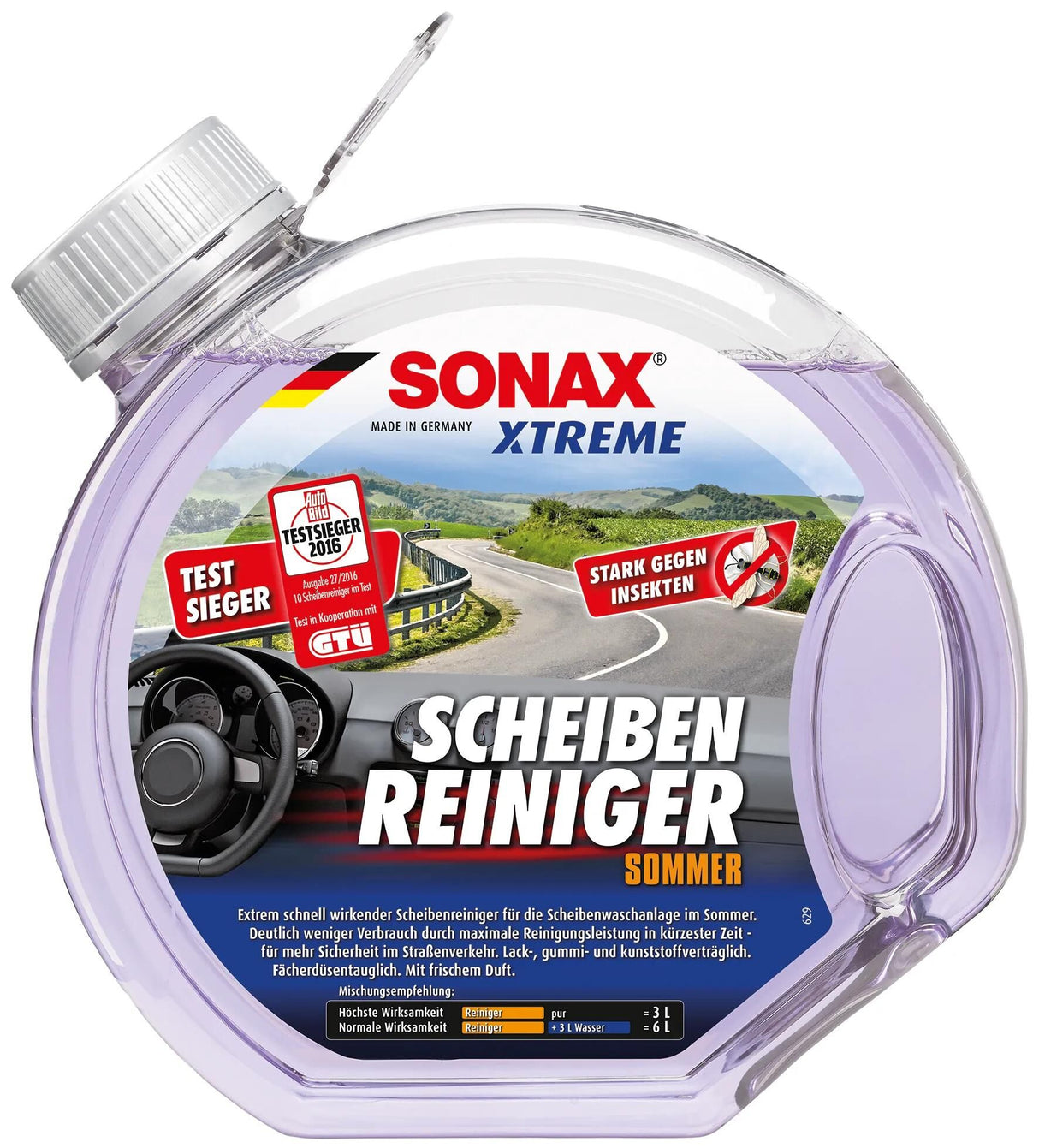 Sonax Fensterreiniger Xtreme Sommer Fensterreiniger 3l Xtreme Sommer