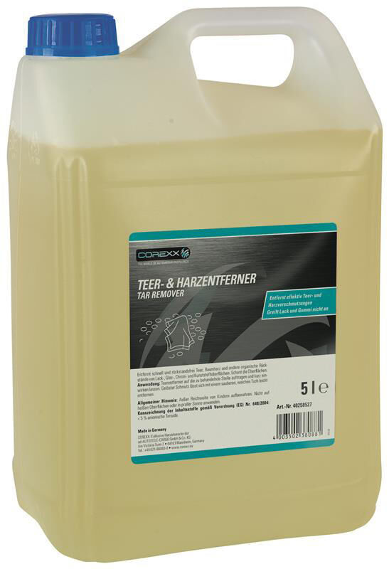 Corexx Teerentferner Teer und Harz ferner Teer- und Harzentferner. 5l