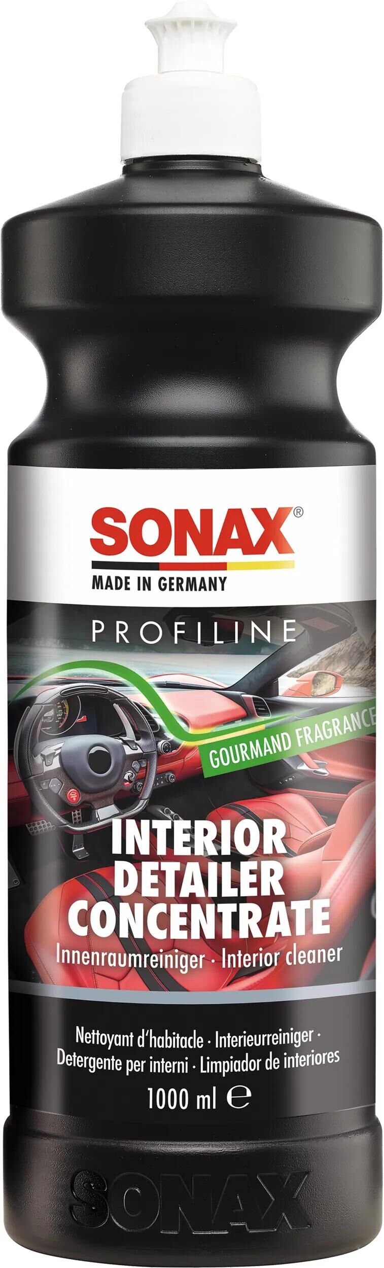 SONAX Innenreiniger Interior Detailer Konzentrat. Interior Detailer 1 l Wasserflaschenkonzentrat
