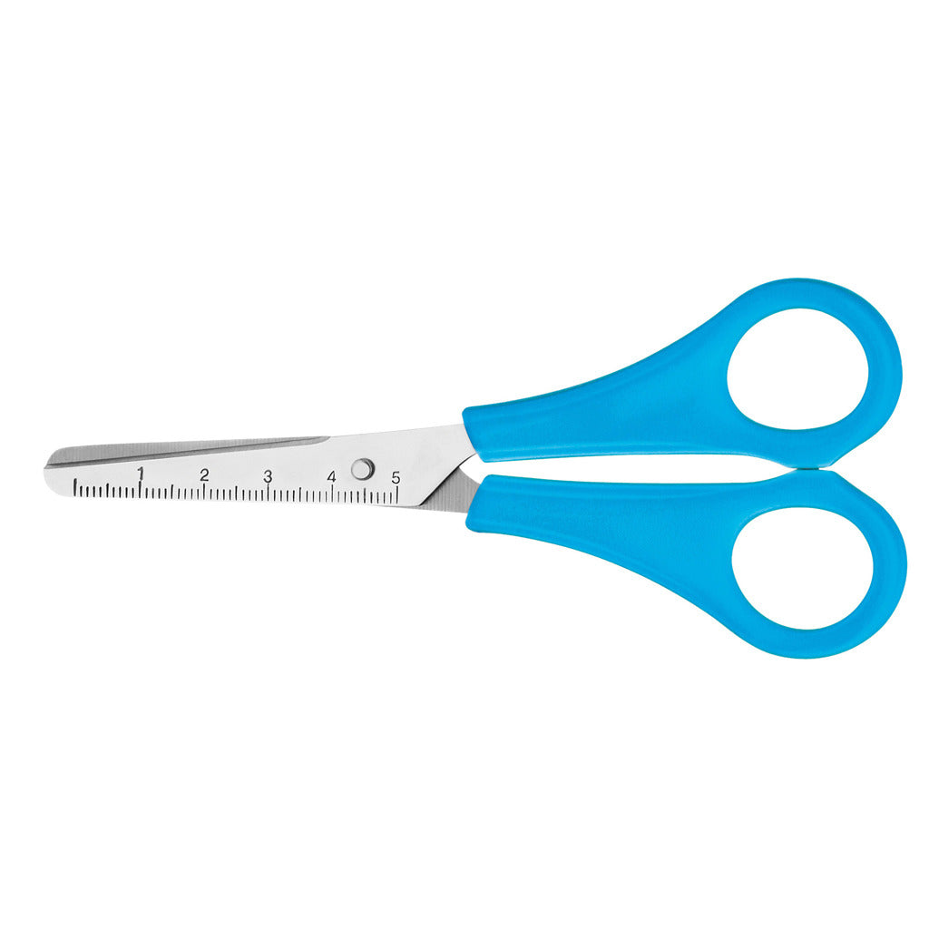 Basic Westcott Kinderschere mit runder Spitze, blau