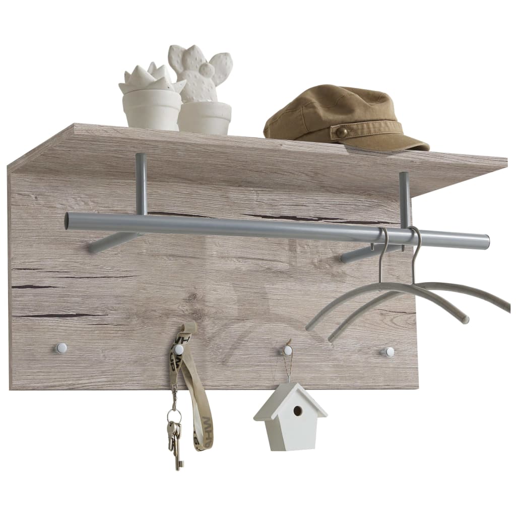 FMD -Wandbezugsregal 72x29.3x34,5 cm Sandiken gefärbt