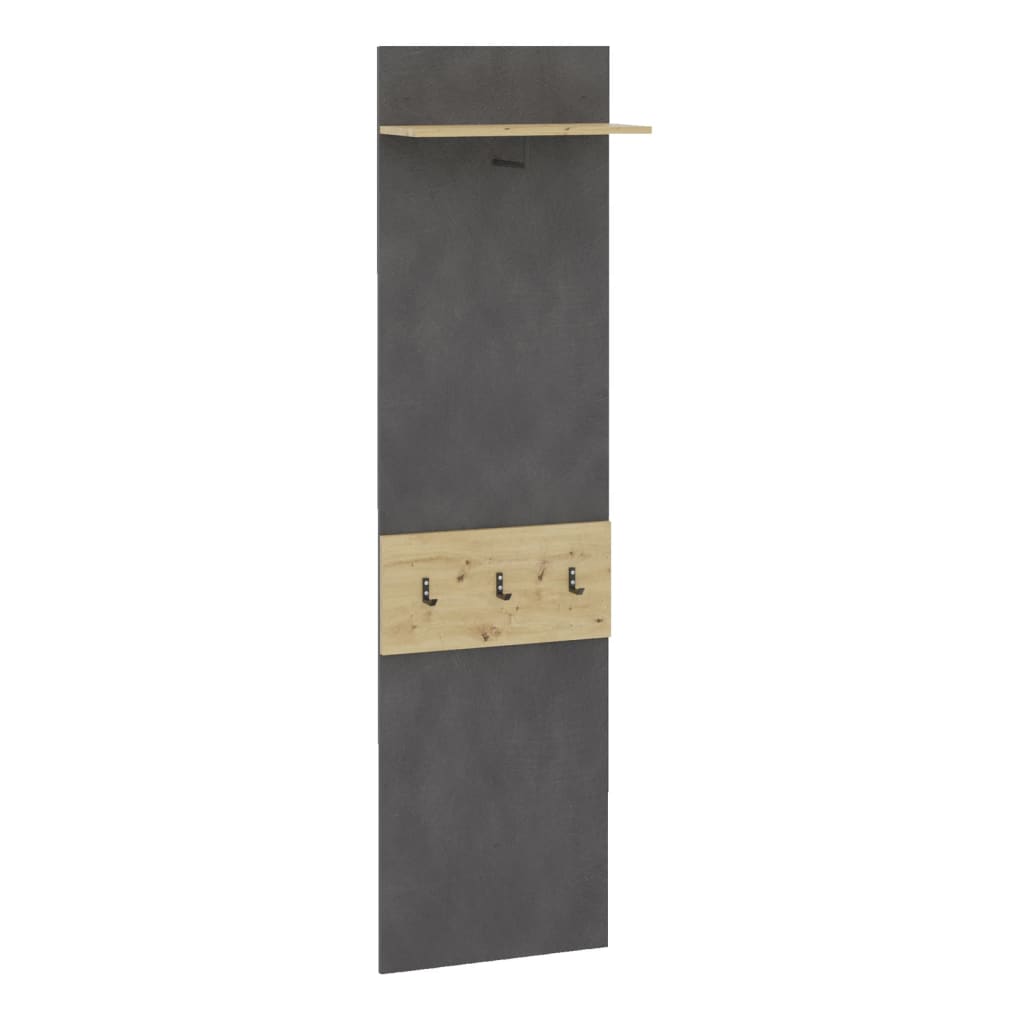 FMD -Kleiderregalwand mit Regal 50x23x188 cm Matera Artisan Eiche