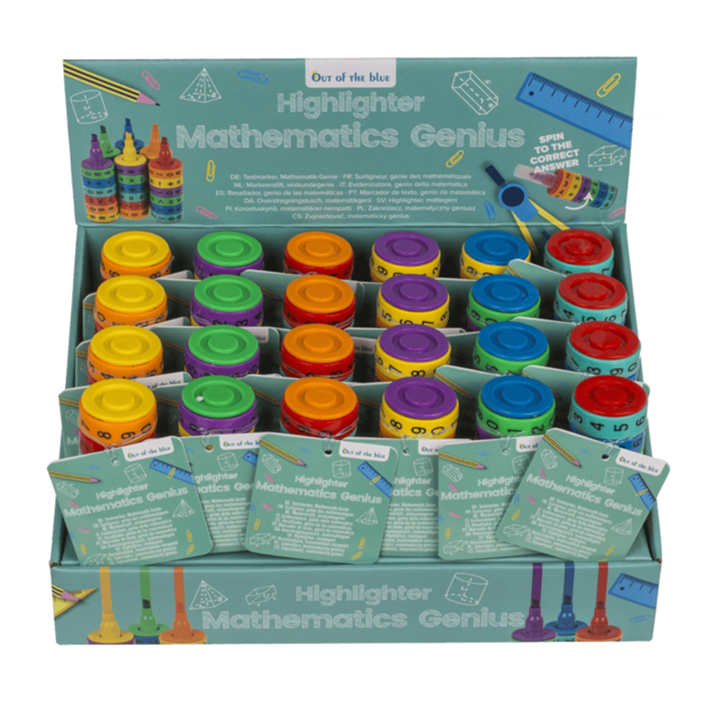 DSP-Textmarker, Mathe-Genie. 10,5x3