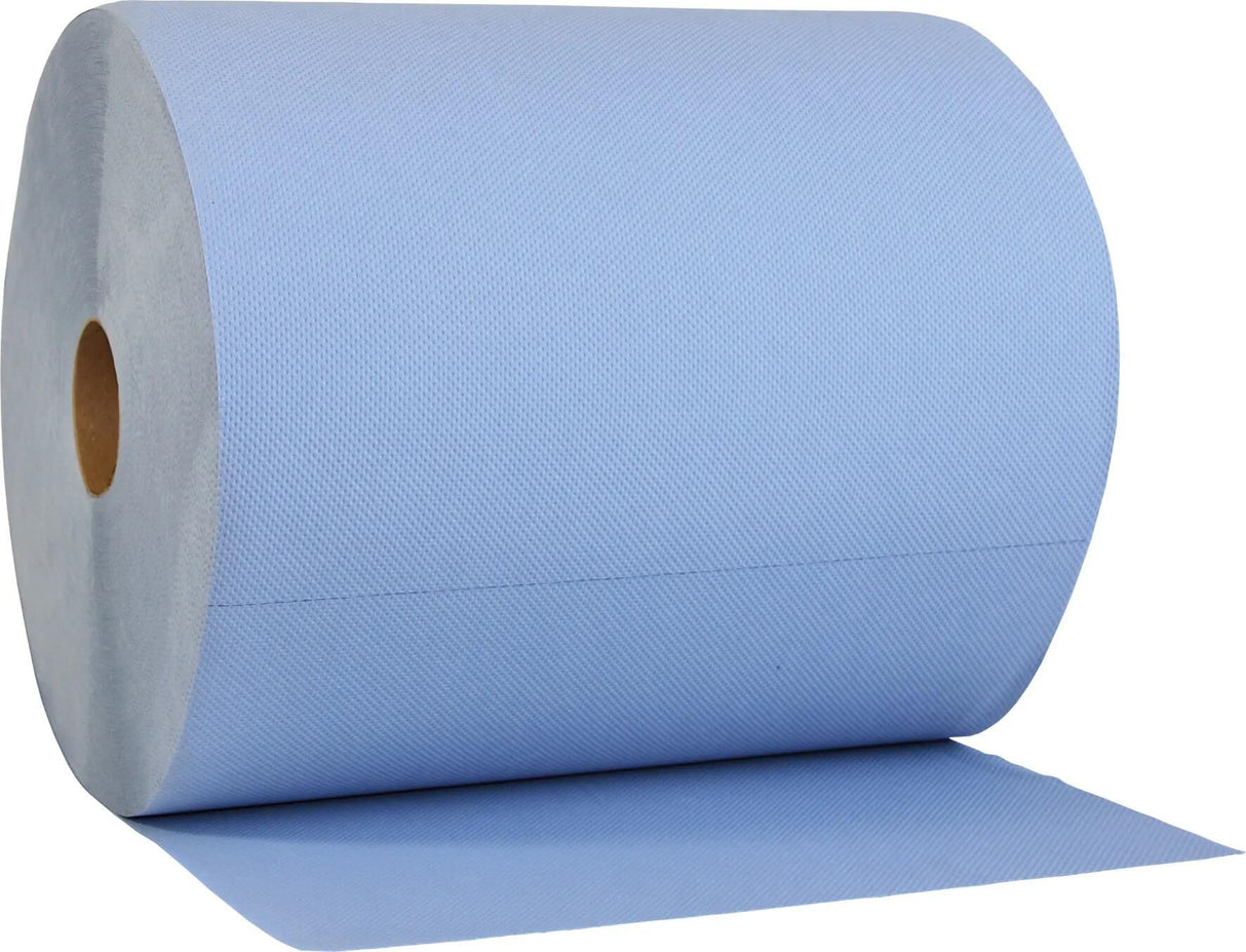 Nordvlies Reinigungspapier Basic-Line Reinigungsrolle blau 3-lagig 500 Blatt VE 2RL