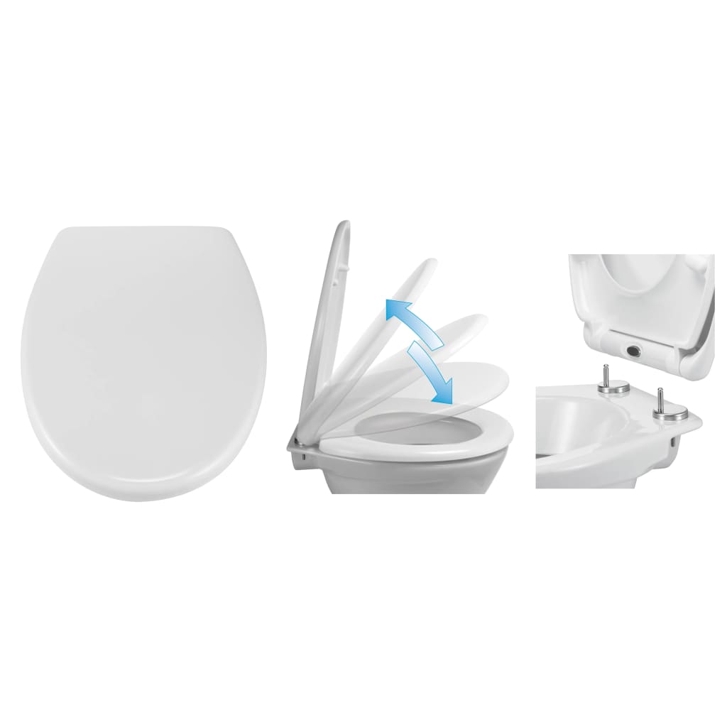 Hallo Toilettensitz mit schneller Freisetzung und weicher Schließen
