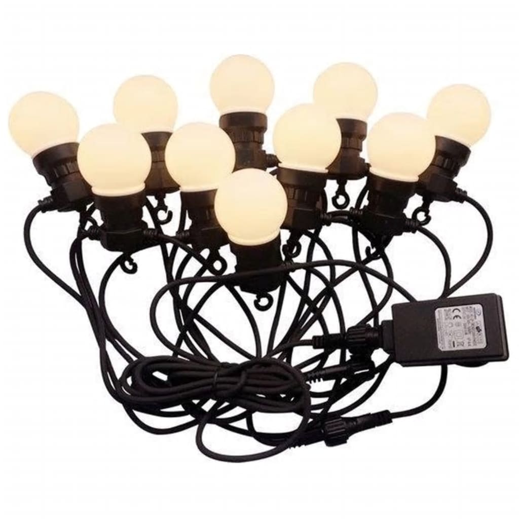 HI HI Lichterkette mit 20 LED-Lampen 1250 cm
