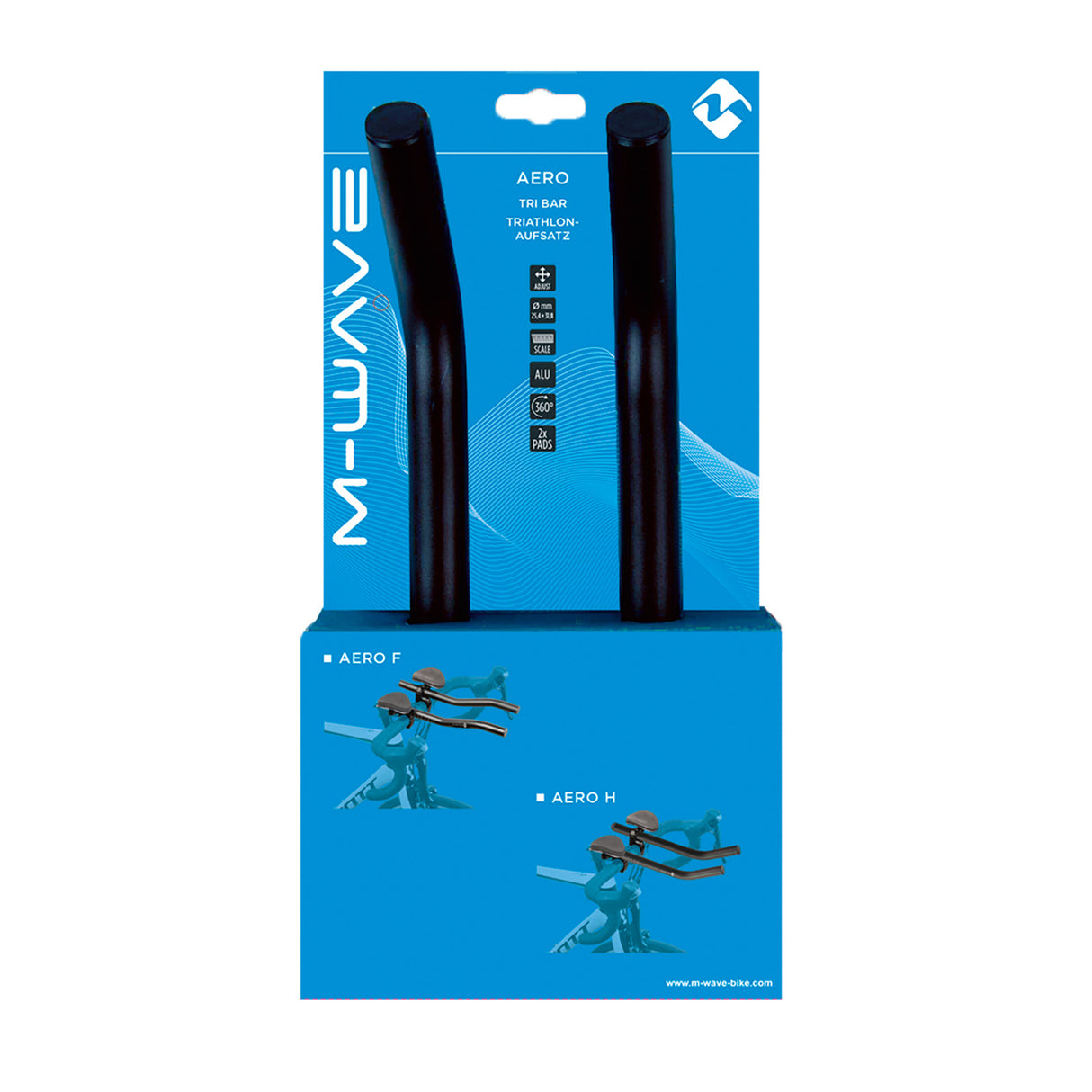 Triathlonlenker gerade 25,4 31,8
