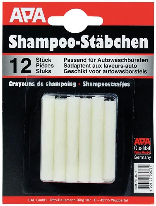 APA Autoshampoo Shampoo Sticks 12er SB-Karte