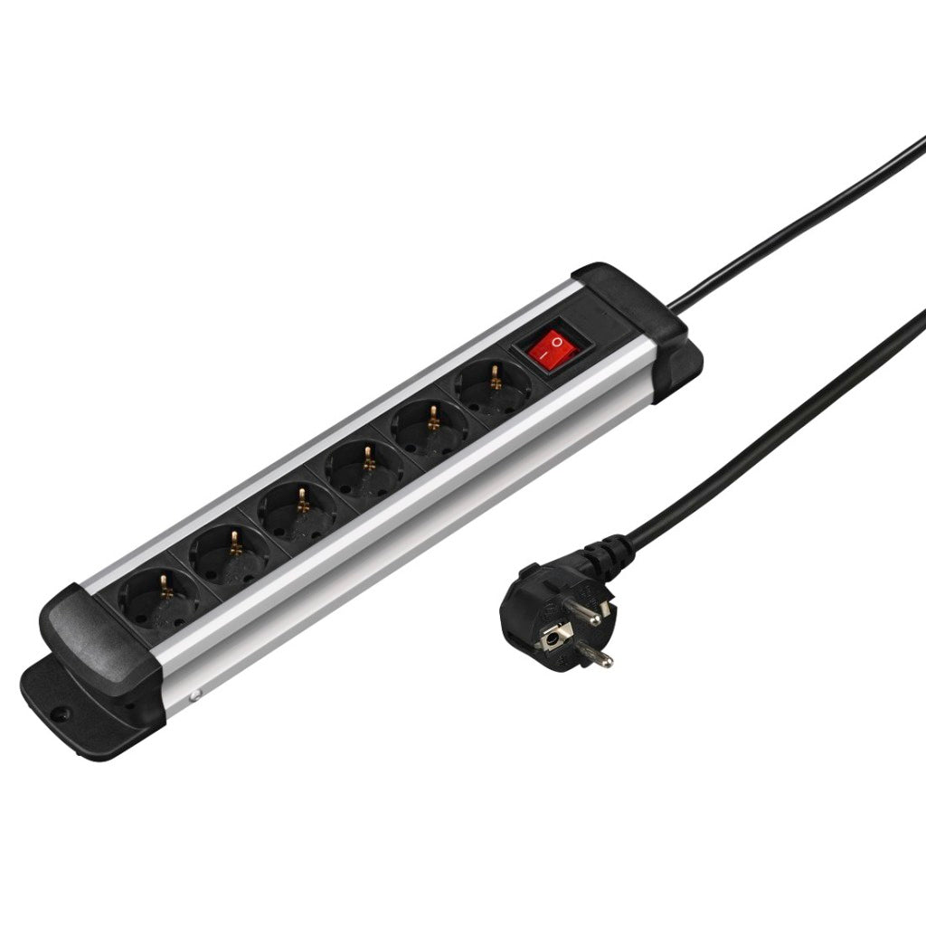 Hama Steckdosenleiste 6-fach pro-s 60s mit Schalter 3,0m