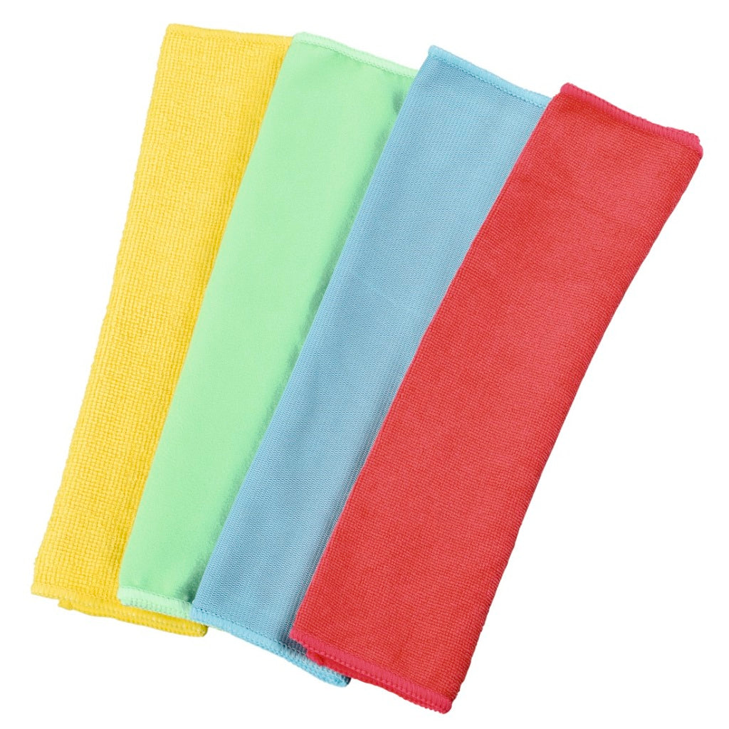 Xavax Mikrofasertücher 30 x 30 cm blau grün gelb rot