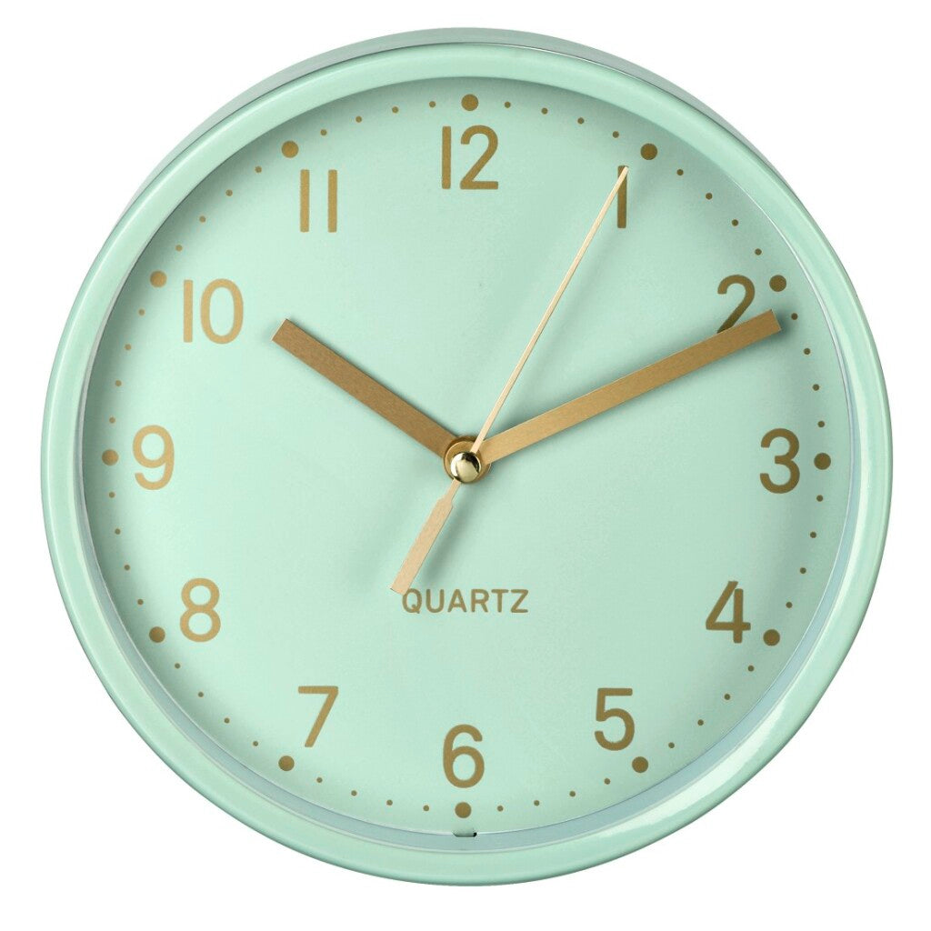 Hama Tischuhr golden geräuscharm Mint