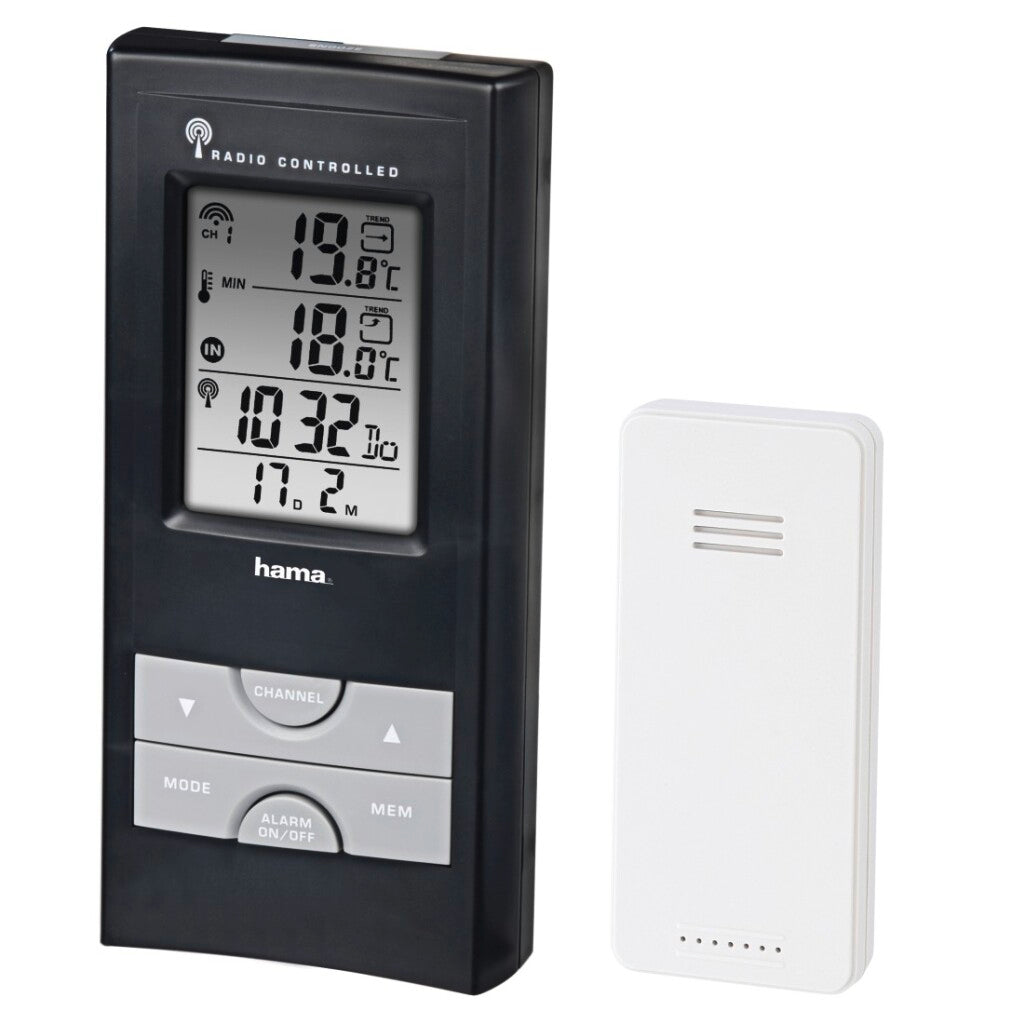 Hama elektronische Wetterstation ews-165 schwarz