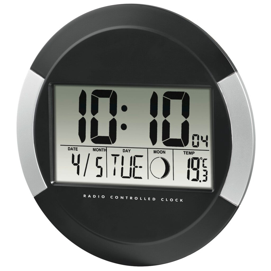 Hama Funk-DCF-Uhr PP-245 schwarz