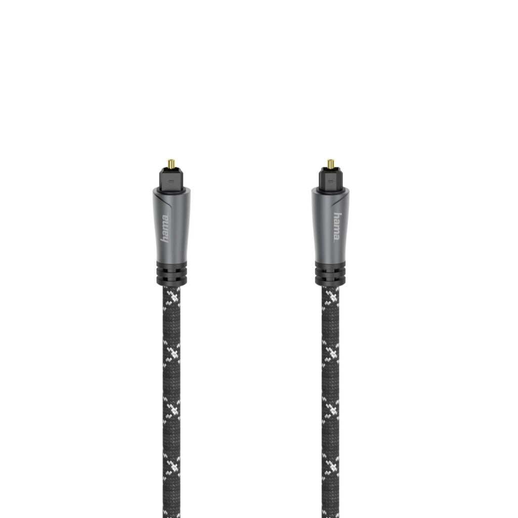 Hama optisches Audiokabel ODT-Stecker (Toslink) Metall 1,5 m