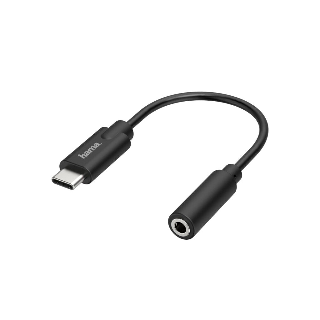 Hama Audio-Adapter USB-C-Stecker – 3,5-mm-Klinkenanschluss Stereo