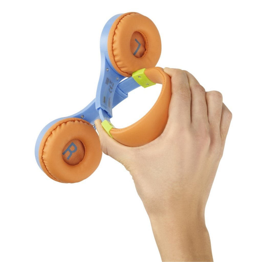Hama Kids Guard On-Ear-Kinderkopfhörer Blau Orange