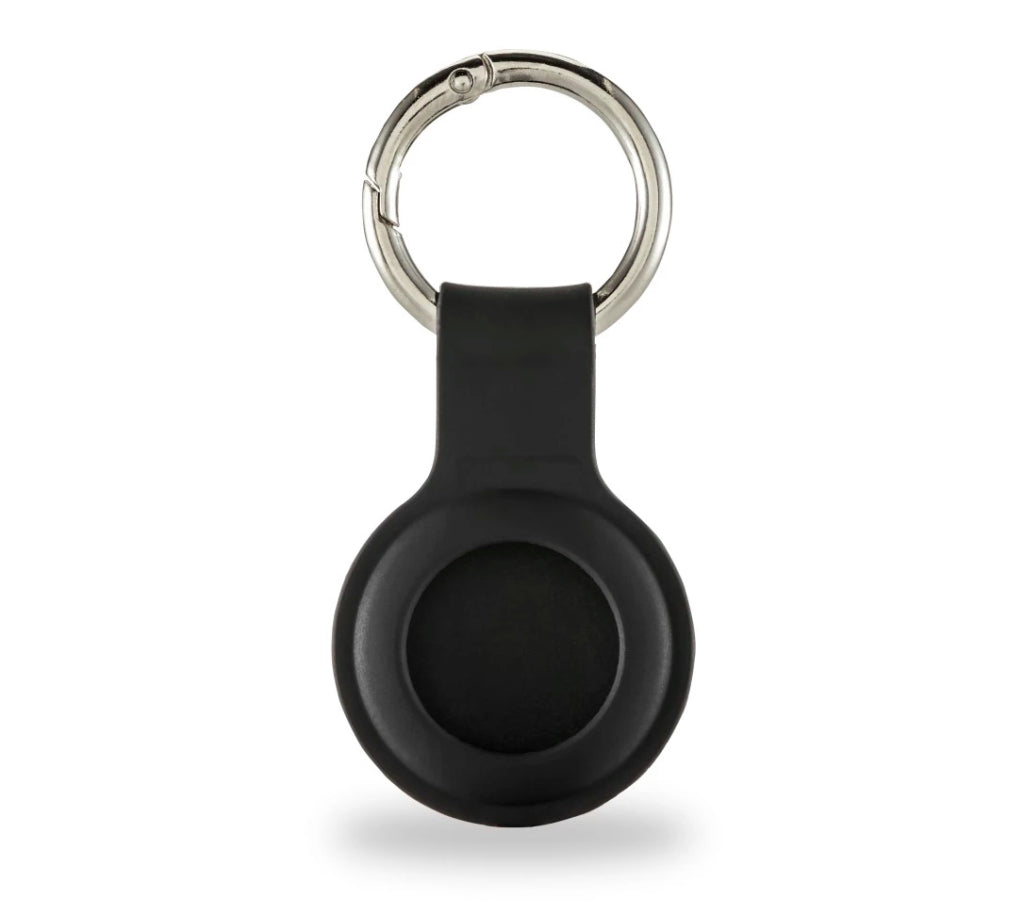 Hama Schlüsselanhänger Fantastic Feel für Apple Airtag Silikonoptik Schwarz