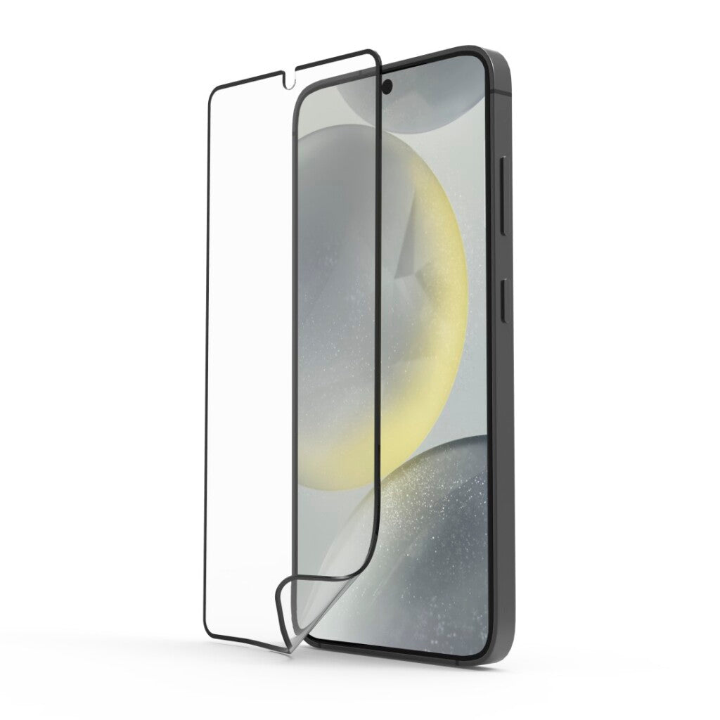 Hama Handyschutzglas Super Hybrid für Samsung Galaxy S24 Montagehilfe