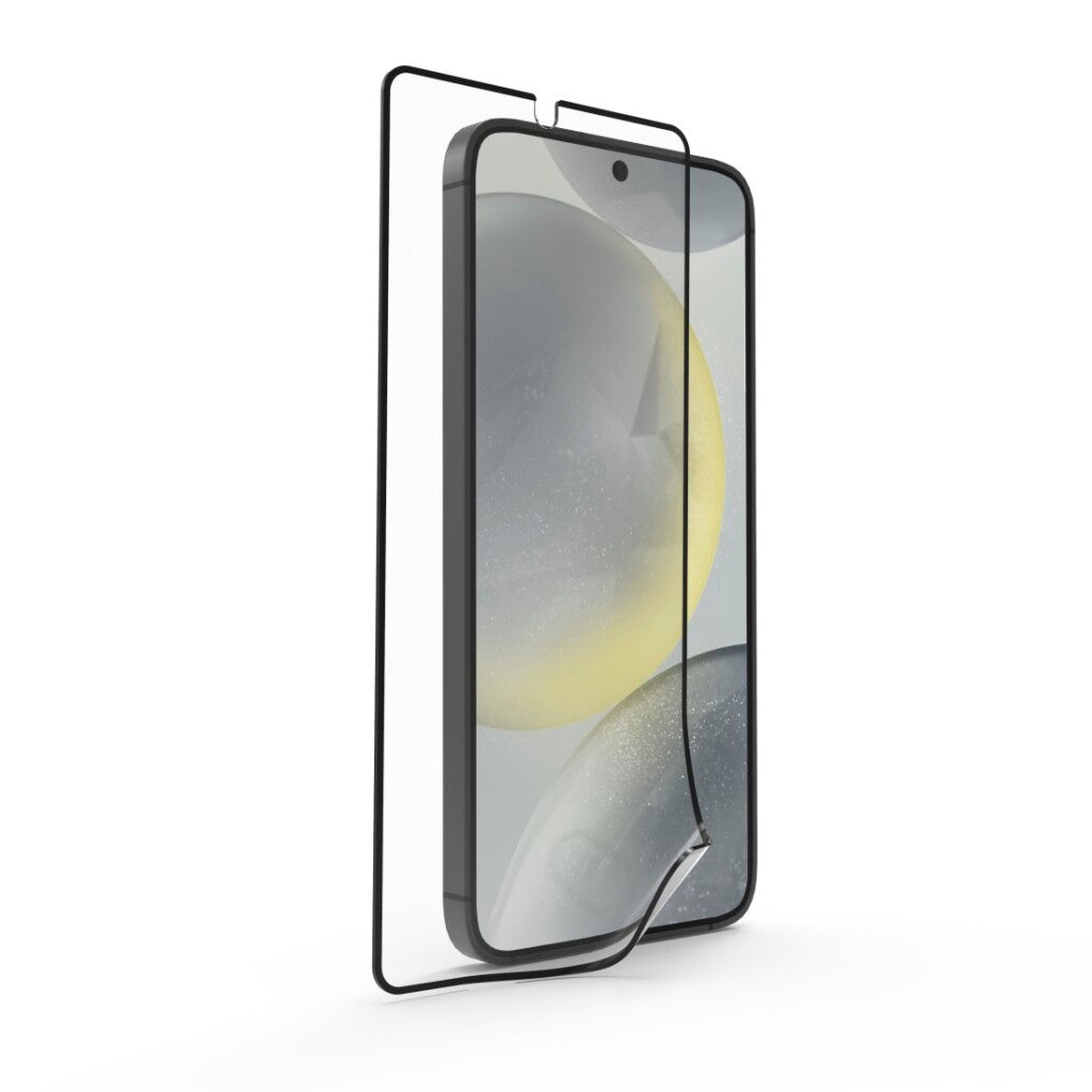 Hama Handyschutzglas Super Hybrid für Samsung Galaxy S24 Montagehilfe