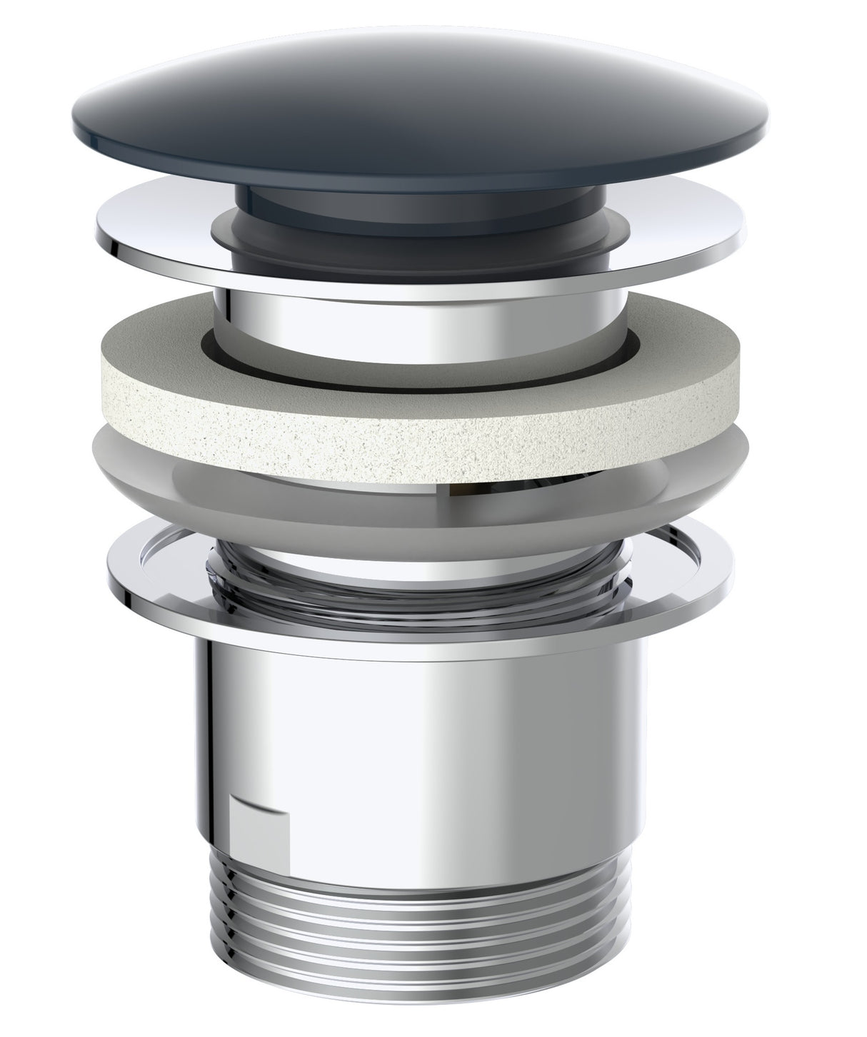 Schütte Drain Stecker Design 1¼ x65 mm schwarz
