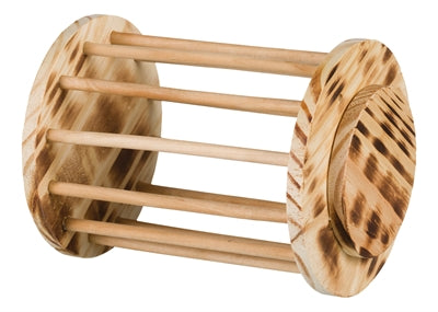 Trixie Heuraufe mit geflammtem Holzdeckel