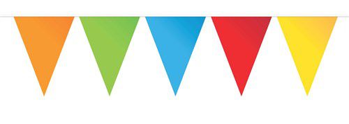 Haza flag line multi color 10m pack of 5 pcs