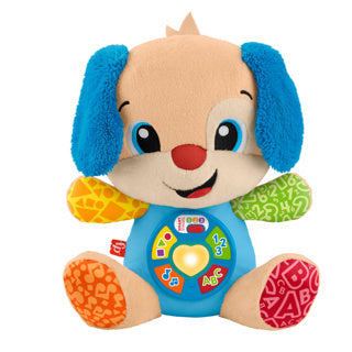 Lernspaßiges, mitwachsendes Welpenspielzeug von Fisher-Price – musikalisches Kuscheltier