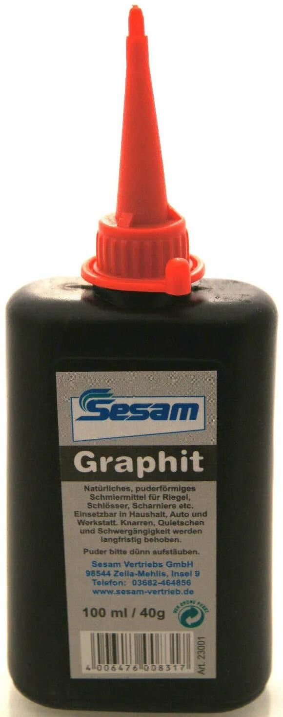Sesamschloss-Wartungsgraphitpulver Graphitpulver 40 gr.