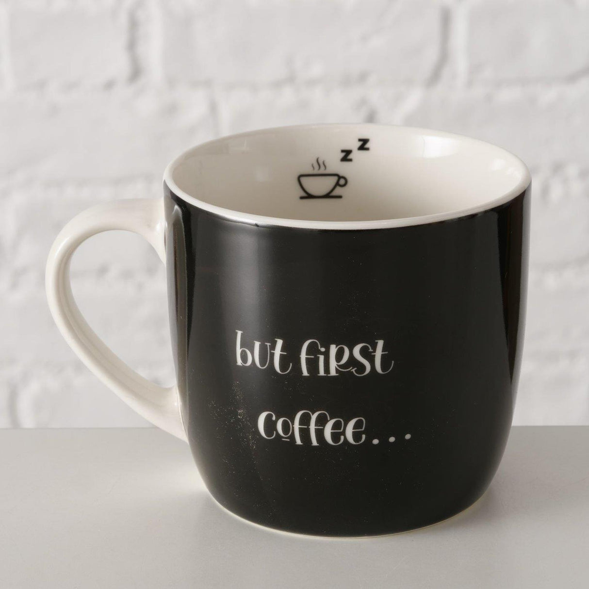 Boltze Home Becher mit Text 420ml