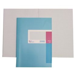 Kartonnen werkboek könig ebhardt a6 lichtblauw vierkant 32 vellen