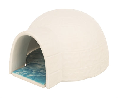 Trixie Hamster-Iglu mit Kühlplatte aus Keramik weiß