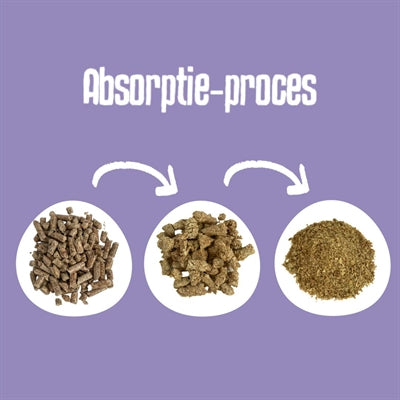 Biologisch abbaubare klassische Holzpellets-Katzenstreu von Easypets