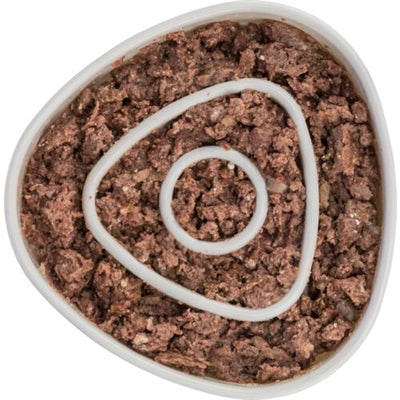 Trixie Futternapf für langsames Füttern, Kunststoff TPR, grau