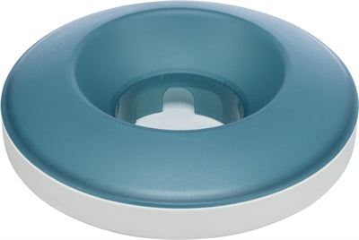 Trixie Slowfeeding Schaukelnapf Kunststoff TPR grau blau