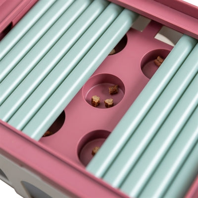 Trixie Katzenaktivitätsrutenbox weiß bordeaux