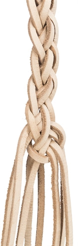 Trixie Spielzeugschnürsenkel aus Leder mit Holzperlen natur