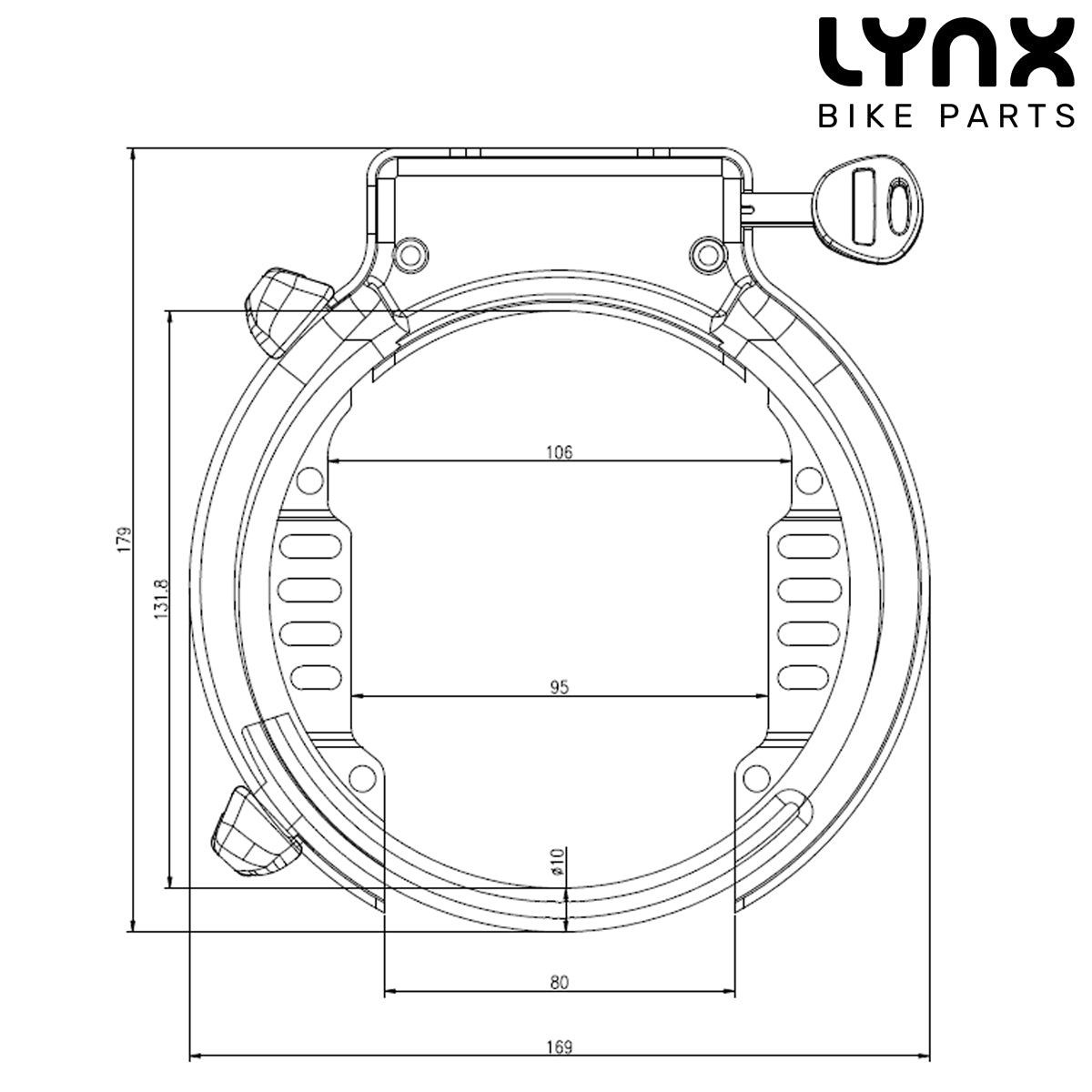 Lynx Rahmenschloss XL Art 2 OEM