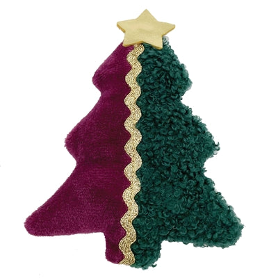 Glücklicher Haustier-Edelsteinwald-Weihnachtsbaum mit Katzenminze