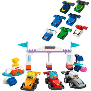 Lego Duplo Town 10445 F1-Team-Rennwagen und Fahrer