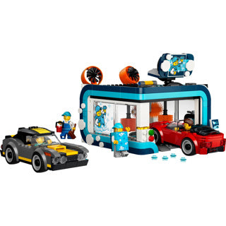 Lego city autowasstraat auto bouwpakket voor kinderen vanaf 6 jaar 60497
