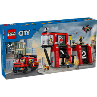 Lego City Feuerwache und Feuerwehrauto – 60414