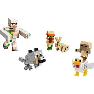 Lego minecraft kipberijder woestijnaanval speelgoed voor kinderen met personages 21592
